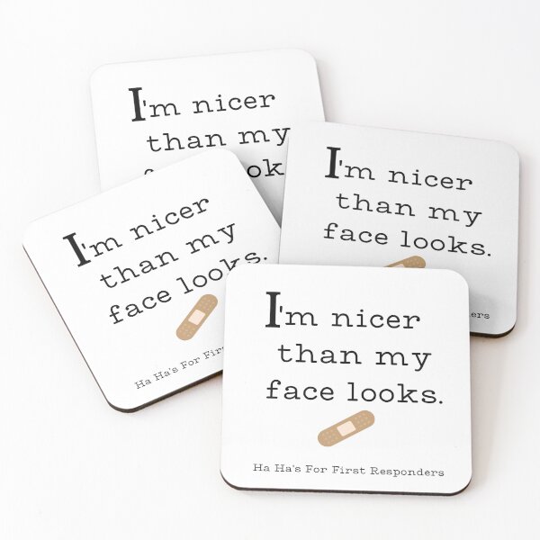 Item preview, i'm nicer than my face looks designed and sold by Deborah Smith.