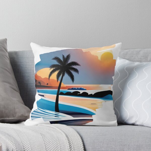 Item preview, tropical beach designed and sold by Pistacheartco.
