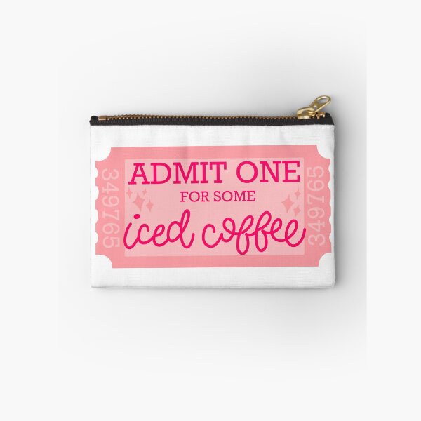 Item preview, Admit One For Some Iced Coffee Ticket designed and sold by MaggieEDoodles.
