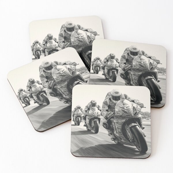 Item preview, A Superbike Race Sketch designed and sold by Sketch-Shack.