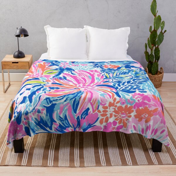 Item preview, Floral Pretty Pastel Pattern Pink Blue Orange designed and sold by NateCF.