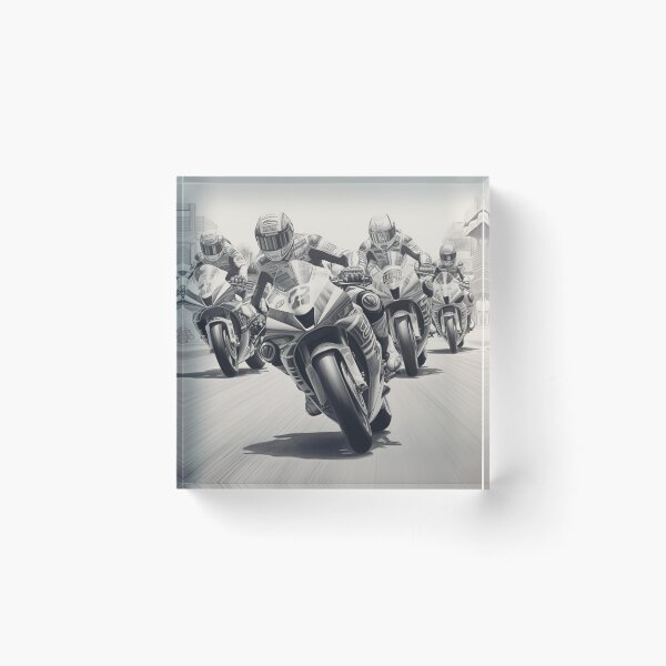 Item preview, A Superbike Race Sketch designed and sold by Sketch-Shack.