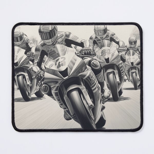 Item preview, A Superbike Race Sketch designed and sold by Sketch-Shack.