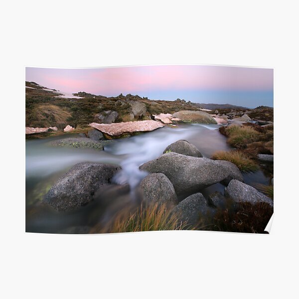 Mountain Stream, Mt Kosciusko, Australia Poster