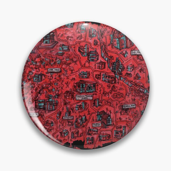 Item preview, Dorohedoro map - Sorcerers' world designed and sold by Melss-jpg.