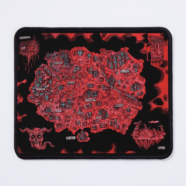Item preview, Dorohedoro map - Sorcerers' world designed and sold by Melss-jpg.