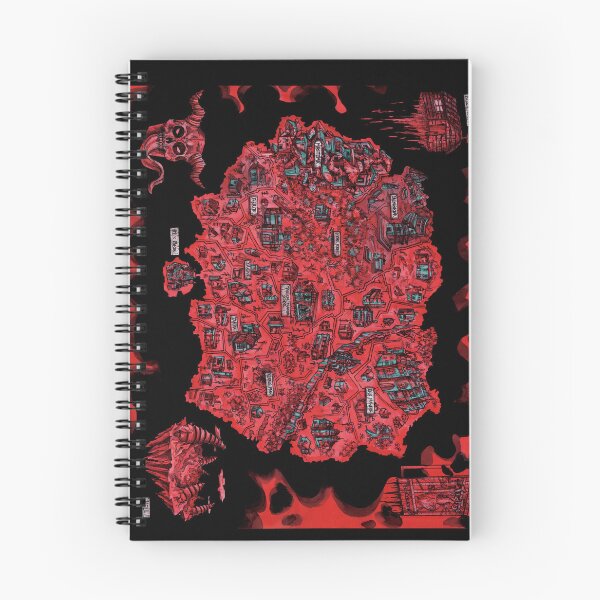 Item preview, Dorohedoro map - Sorcerers' world designed and sold by Melss-jpg.