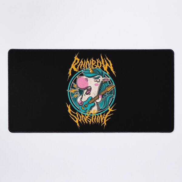 Item preview, Rainbow and Sunshine - Cute Metal Band Unicorn designed and sold by Studio Mootant.