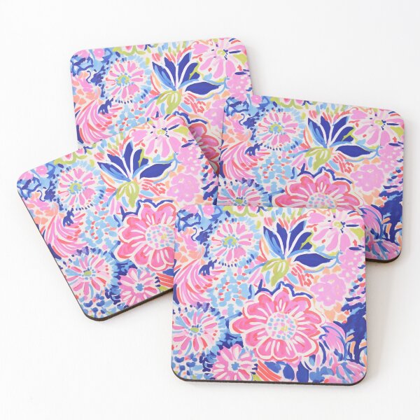 Item preview, Floral Pretty Pastel Pattern Pink Blue Orange designed and sold by NateCF.