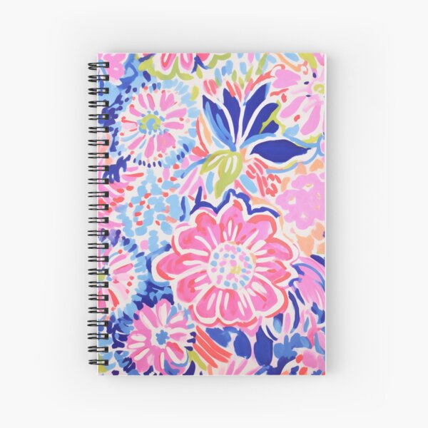 Aperçu de l'œuvre Motif Floral Joli Pastel Rose Bleu Orange créée et vendue par NateCF.