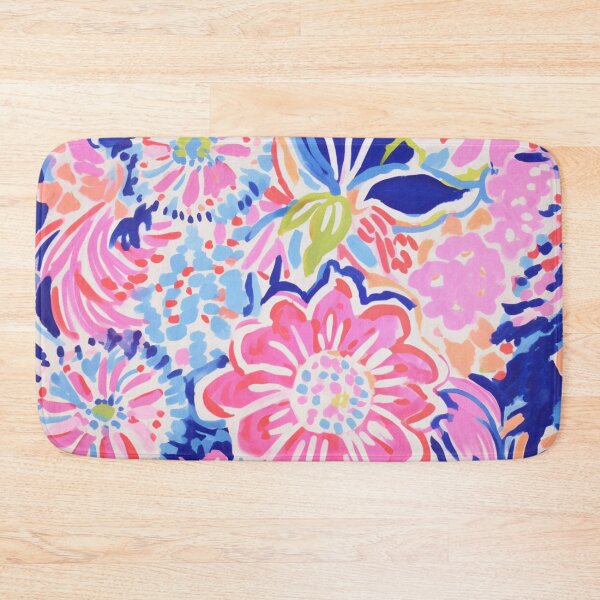 Item preview, Floral Pretty Pastel Pattern Pink Blue Orange designed and sold by NateCF.