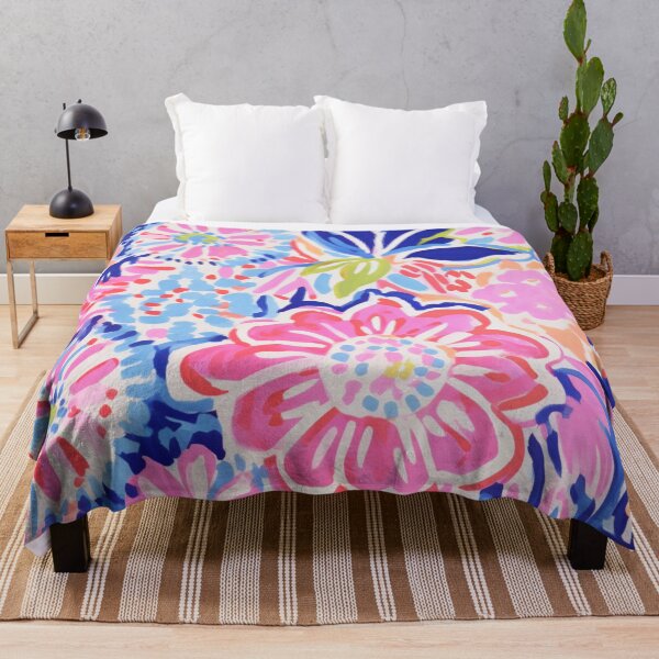 Item preview, Floral Pretty Pastel Pattern Pink Blue Orange designed and sold by NateCF.