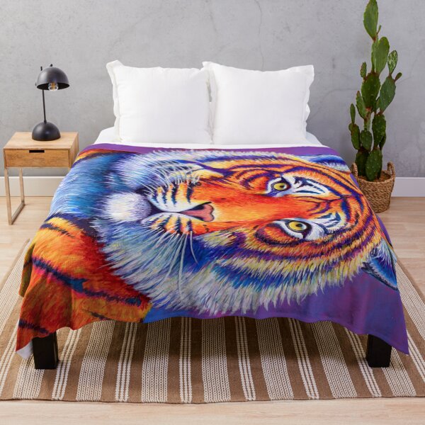 Item preview, Fiery Beauty - Colorful Bengal Tiger designed and sold by Rebecca Wang.