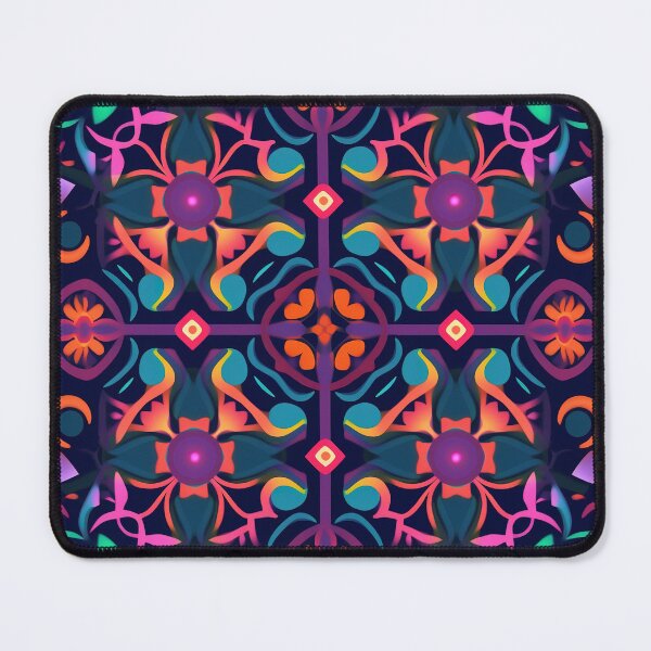 Item preview, Vivid Colorful Neon Intricate Details Psychedelic Art Pattern designed and sold by Lamarcy.