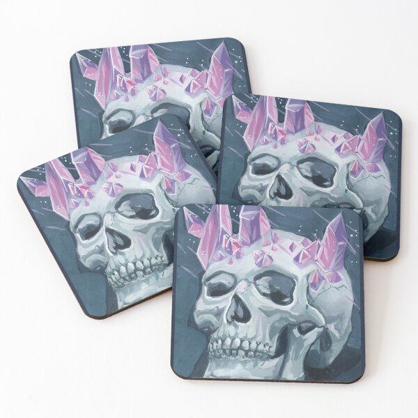 Item preview, Skull with crystals designed and sold by Melss-jpg.