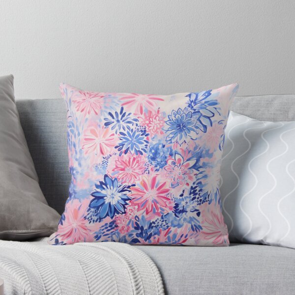 Item preview, Cherry Blossom Blue Lotus Pretty Pattern designed and sold by NateCF.