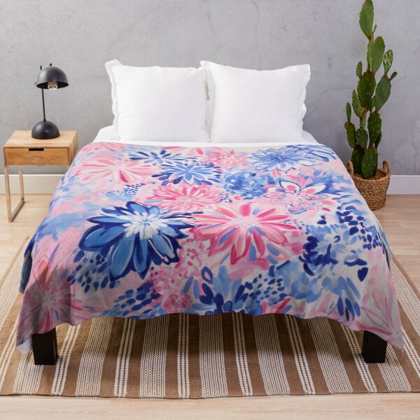 Item preview, Cherry Blossom Blue Lotus Pretty Pattern designed and sold by NateCF.