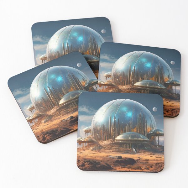 Item preview, Domed Space City designed and sold by Mythic Legends Digital.