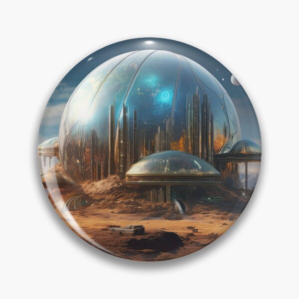 Item preview, Domed Space City designed and sold by Mythic Legends Digital.