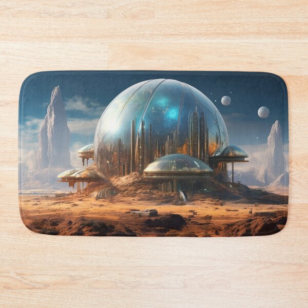 Item preview, Domed Space City designed and sold by Mythic Legends Digital.