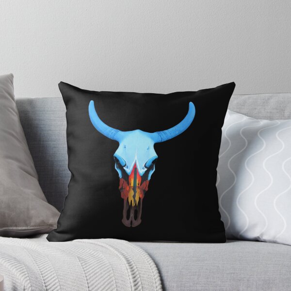 Item preview, BAJA VIBES Painted Bull Skull Classic  designed and sold by ZanderWel.
