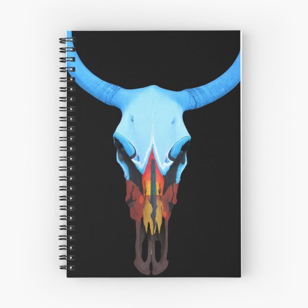 Item preview, BAJA VIBES Painted Bull Skull Classic  designed and sold by ZanderWel.