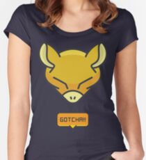 Gotcha Catching Abra Pokemon Women's Fitted Scoop T-Shirt