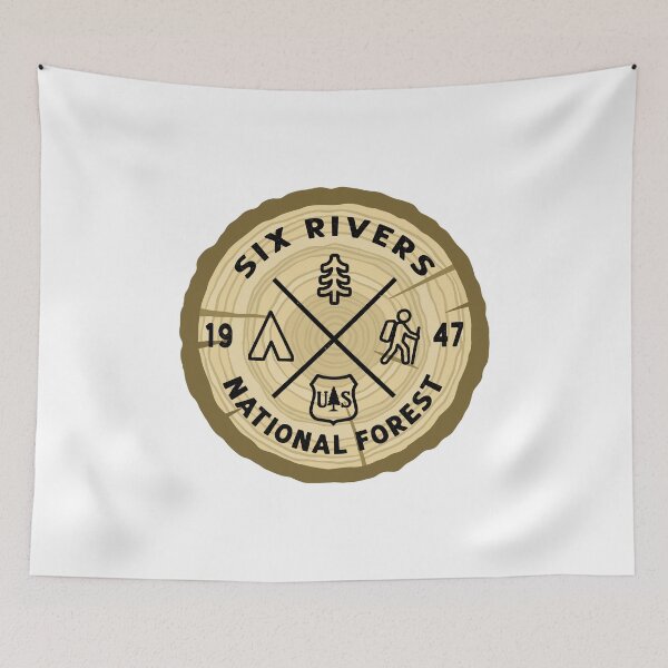 Item preview, Six Rivers National Forest Log Slice designed and sold by VanyaKar.