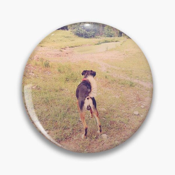Item preview, Dog Standing In Pasture designed and sold by Italian Pitbull Artworks.