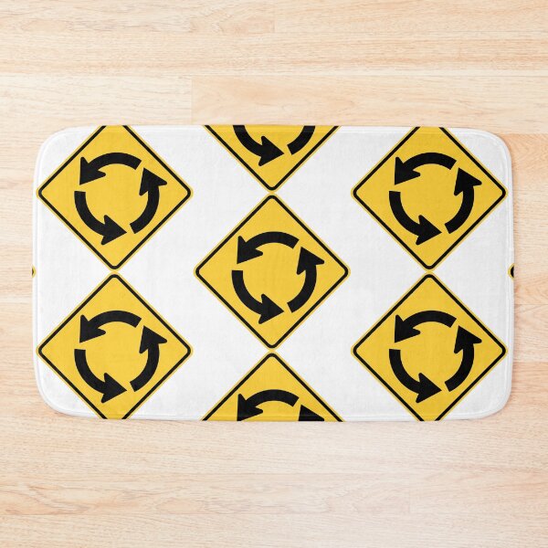 Item preview, Roundabout Sign (W2-6) designed and sold by rues4gens.
