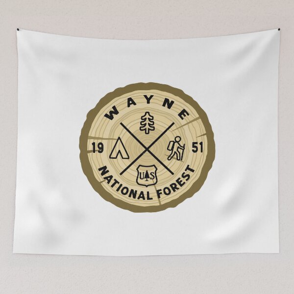 Item preview, Wayne National Forest Log Slice designed and sold by VanyaKar.