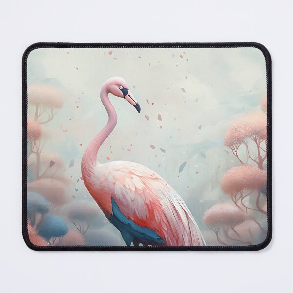 Item preview, Pastel Flamingo Illustration | Pink Bird Art in Watercolor Style designed and sold by samuelpinzon.