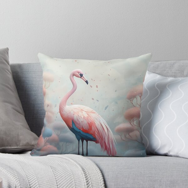 Item preview, Pastel Flamingo Illustration | Pink Bird Art in Watercolor Style designed and sold by samuelpinzon.