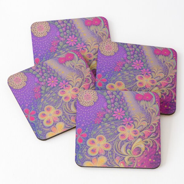 Item preview, Abstract floral design  designed and sold by Roxburylane.
