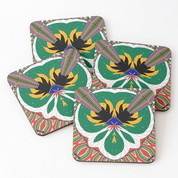 Item preview,   Attractive original abstract geometric artwork, inspired by the South African flag in a vintage style. designed and sold by Ralek.