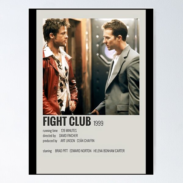 Fight Club Rule 1 Poster by Nimalb Leila - Fine Art America