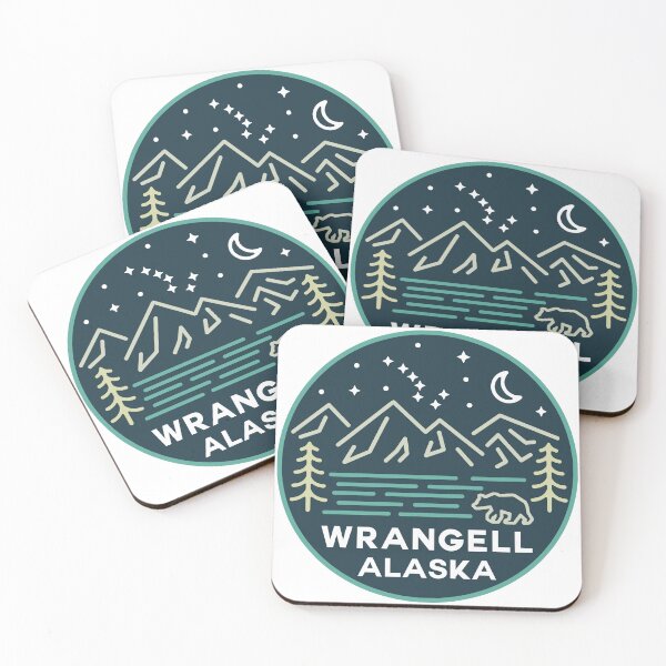 Item preview, Wrangell Alaska Night Sky Drawing designed and sold by VanyaKar.
