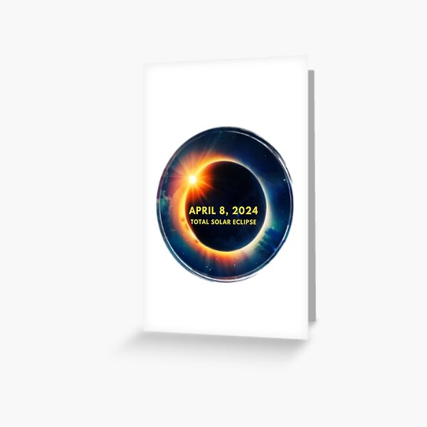 Item preview, April 8, 2024 Solar Eclipse designed and sold by gillys.