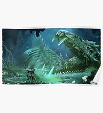 Geist Fossil Subnautica Poster