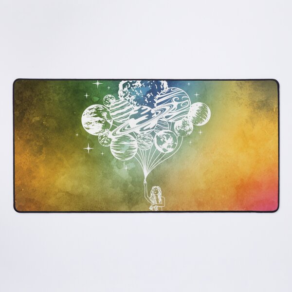Item preview, Celestial Aesthetic Planet Balloons in Watercolor Space designed and sold by Trish Dish.