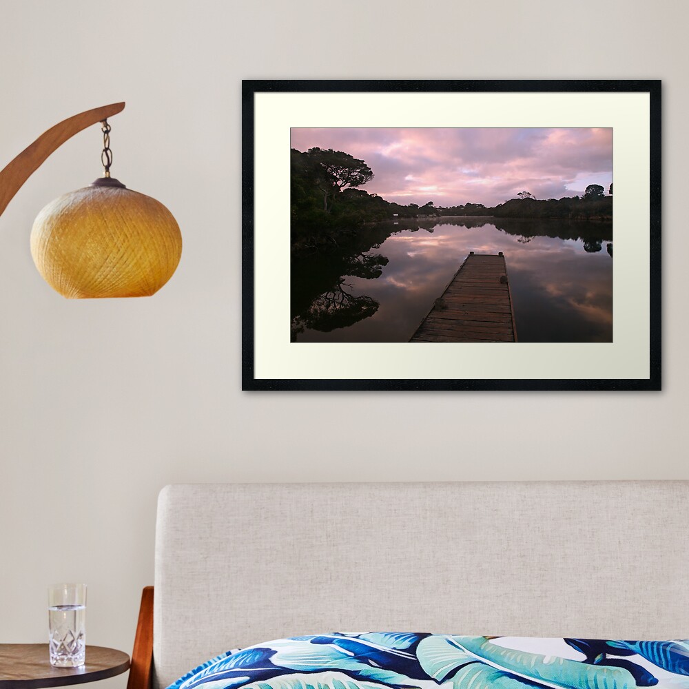 Glenelg River Awakens, Australia Framed Art Print