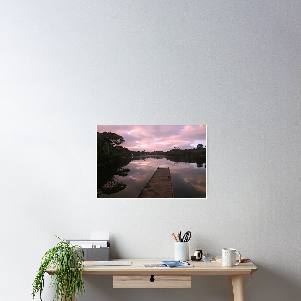 Glenelg River Awakens, Australia Poster