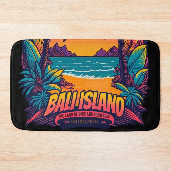 Item preview, Bali Island Synthwave designed and sold by IcalsaidArt.