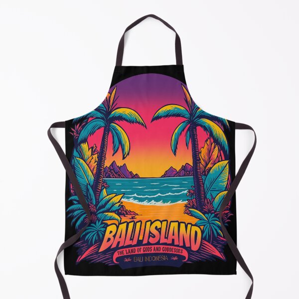 Item preview, Bali Island Synthwave designed and sold by IcalsaidArt.