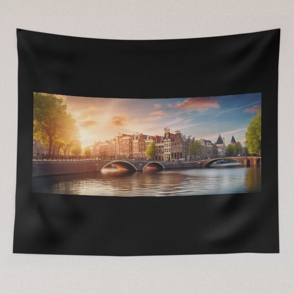 Item preview, Amsterdam Sunrise designed and sold by boldbrushstroke.