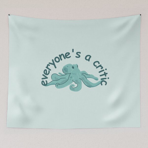 Item preview, everyone's a critic - squidward reference quotes designed and sold by renmei-studios.
