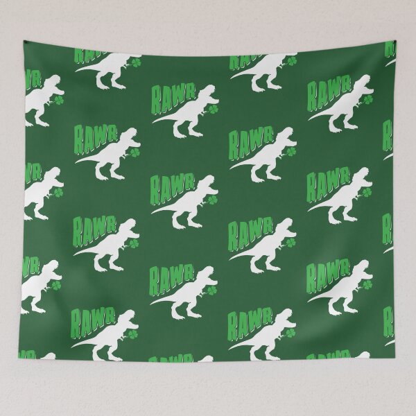 Item preview, St Patrick's Day Funny Dinosaur Long Sleeve T-Shirt Gift Tee designed and sold by Barnissim.