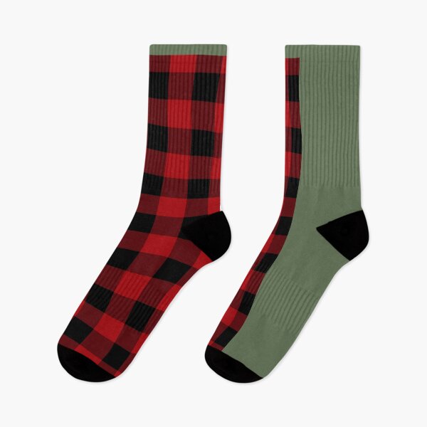 Item preview, Rustic Buffalo Plaid Red  Black Checkered Square Graphic  	 designed and sold by zuoxntfp52.