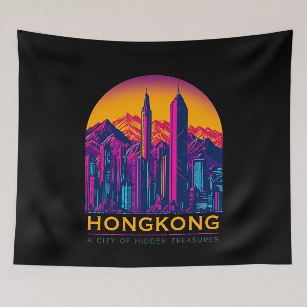 Item preview, Hongkong Synthwave designed and sold by IcalsaidArt.