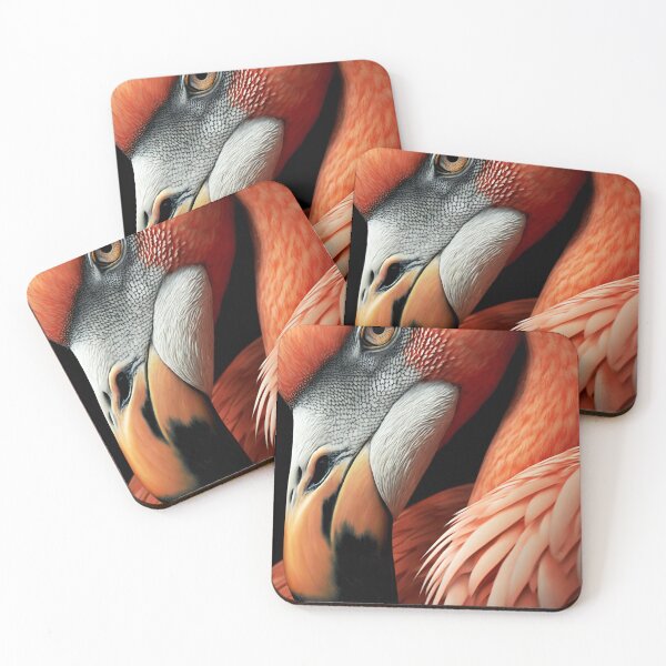 Item preview, Stunning Close Up Flamingo Illustration | Graceful Pink Bird in Natural Habitat designed and sold by samuelpinzon.